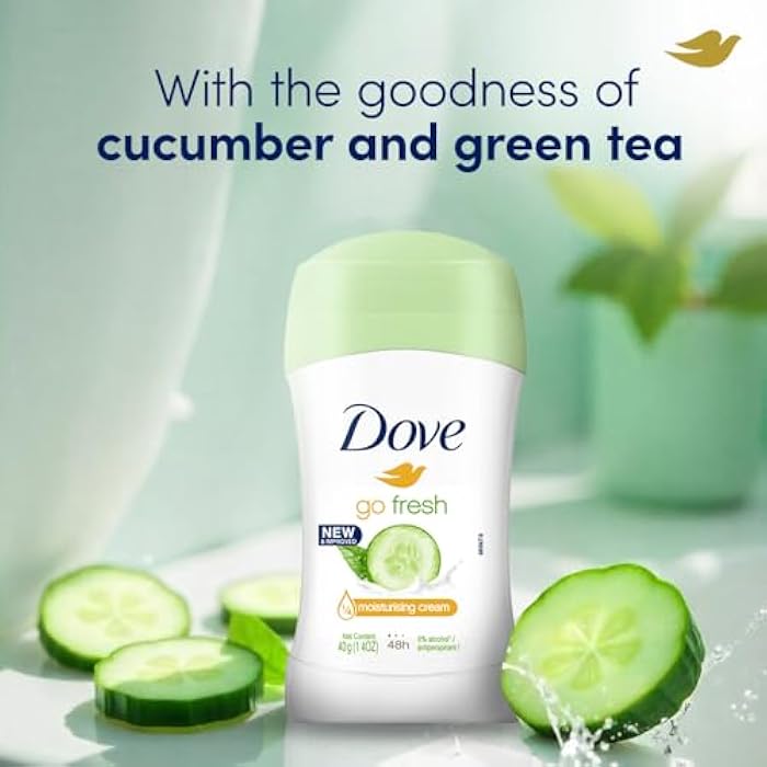 Dove Cucumber Green Tea Stick Deodorant 40 ml - Image 4